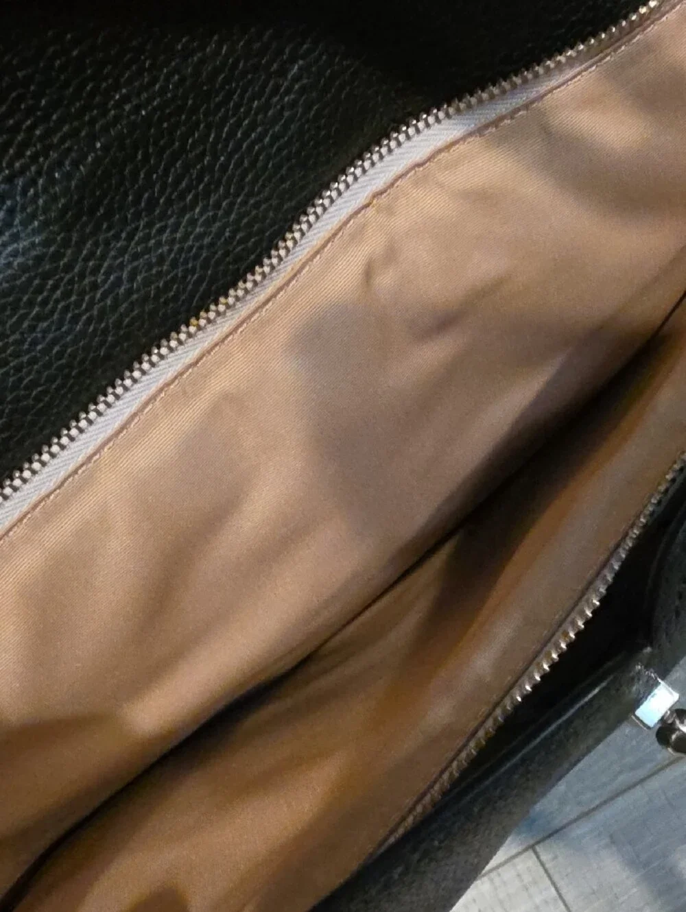 kate spade Black Pebbled Leather Briefcase Tote